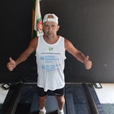 brasileiro-encara-desafio-de-realizar-oito-ultramaratonas-em-uma-semana-na-esteira:-‘se-deus-quiser-sera-possivel’