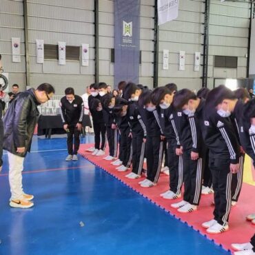 equipe coreana faz intercambio-demonstrativo com atletas de-guaruja