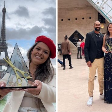 brasileira-ganha-tesoura-de-ouro,-premio-para-cabeleireiros-entregue-no-museu-do-louvre,-em-paris:-‘topo-da-profissao’