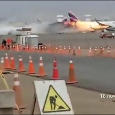 caminhao-realizava-treinamento-no-momento-de-colisao-com-aviao,-diz-operadora-de-aeroporto-peruano