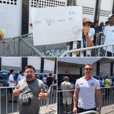 torcedores-enfrentam-o-calor,-fila-de-horas-e-longo-tempo-de-estrada-para-se-despedir-do-rei:-‘ele-e-uma-lenda’