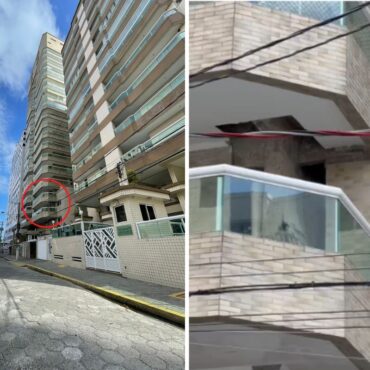 predio-residencial-de-20-andares-e-evacuado-apos-coluna-ceder-durante-manutencao-no-litoral-de-sp;-video