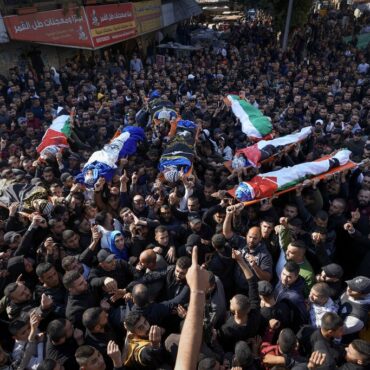 nove-palestinos-morrem-em-ataque-israelense-na-cisjordania