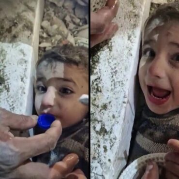 garoto-sirio-preso-em-escombros-do-terremoto-bebe-agua-em-tampa-de-garrafa;-veja-video