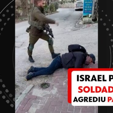 israel-prende-soldado-que-agrediu-palestino-que-dava-entrevista-a-um-jornalista-dos-eua;-veja-video
