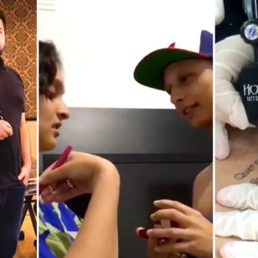tatuador-revela-surpresa-ao-desenhar-pedido-de-casamento-no-peito-de-jovem-que-venceu-cancer:-‘inusitado’