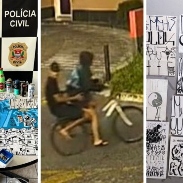 casal-e-preso-apos-pichar-parede-da-prefeitura-de-sao-vicente,-sp;-video