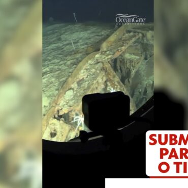 videos:-busca-por-submarino-que-desapareceu-durante-expedicao-ao-titanic