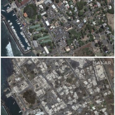 antes-e-depois:-imagens-mostram-locais-atingidos-pelos-incendios-florestais-no-havai