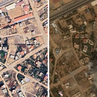 imagens-de-satelite-mostram-destruicao-em-gaza-apos-ataques-aereos-de-israel;-veja-o-antes-e-depois