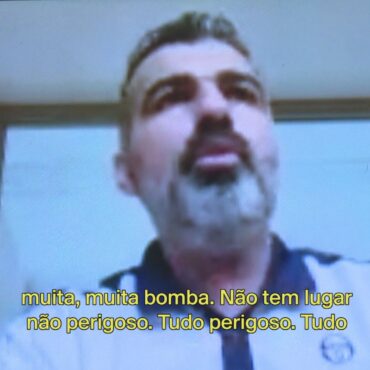 estilhacos-atingem-escola-onde-brasileiros-se-abrigam-na-faixa-de-gaza,-diz-um-dos-abrigados:-‘nao-tem-lugar-nao-perigoso’