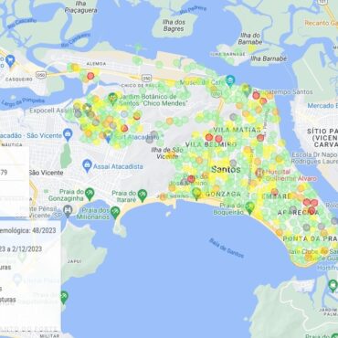mapa-mostra-indice-de-infestacao-do-aedes-aegypti-nos-bairros-de-santos;-entenda-como-funciona