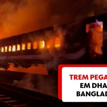 trem-pega-fogo-e-pelo-menos-5-pessoas-morrem-em-dhaka,-bangladesh;-video