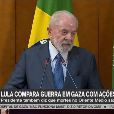 janja-diz-que-lula-‘se-referiu-ao-governo-genocida,-e-nao-ao-povo-judeu’-ao-comparar-acao-de-israel-em-gaza-ao-holocausto