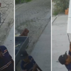 Criminoso é filmado fazendo o sinal da cruz antes de furtar casa de veraneio no litoral de SP; ASSISTA