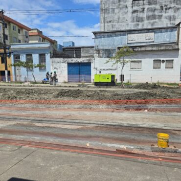 obras-do-vlt-interditam-novo-trecho-no-centro-de-santos-a-partir-de-segunda-feira;-confira