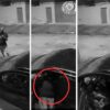 Homem é flagrado furtando veículo em Guarujá, SP; VÍDEO