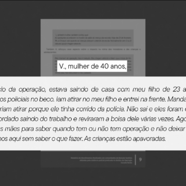 mulher-leva-tiro-na-perna-em-acao-da-policia-em-santos-e-um-mes-depois-o-filho-e-morto-pela-pm,-mostra-relatorio-da-defensoria-publica