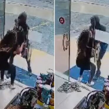 mulher-entra-em-luta-corporal-com-assaltante-e-recupera-celular-roubado-no-litoral-de-sp;-video