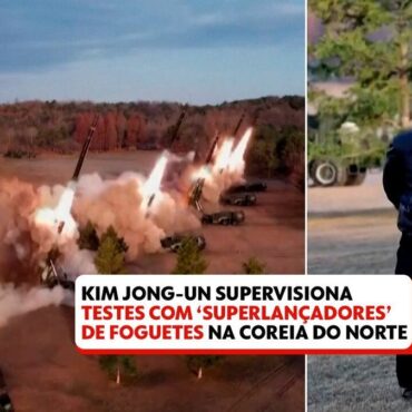 video:-ditador-kim-jong-un-assiste-a-disparos-de-misseis-de-‘superlancadores’-na-coreia-do-norte