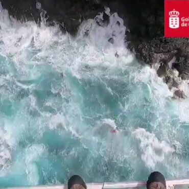 turista-cai-no-mar-enquanto-tirava-fotos-e-morre,-nas-ilhas-canarias;-video-mostra-resgate
