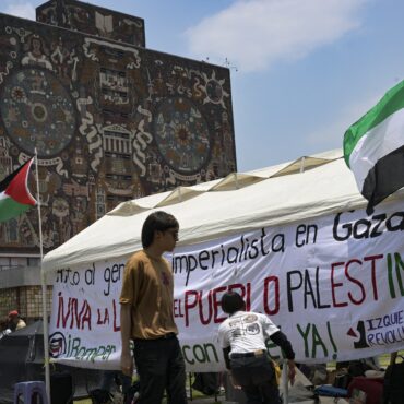estudantes-pro-palestina-acampam-na-maior-universidade-do-mexico