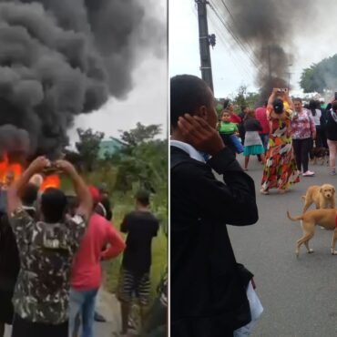 moradores-ateiam-fogo-em-pneus-e-protestam-contra-falta-de-energia-em-mongagua,-sp