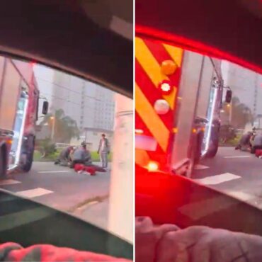 motociclista-atropela-mulher-em-avenida-de-sao-vicente,-sp;-video